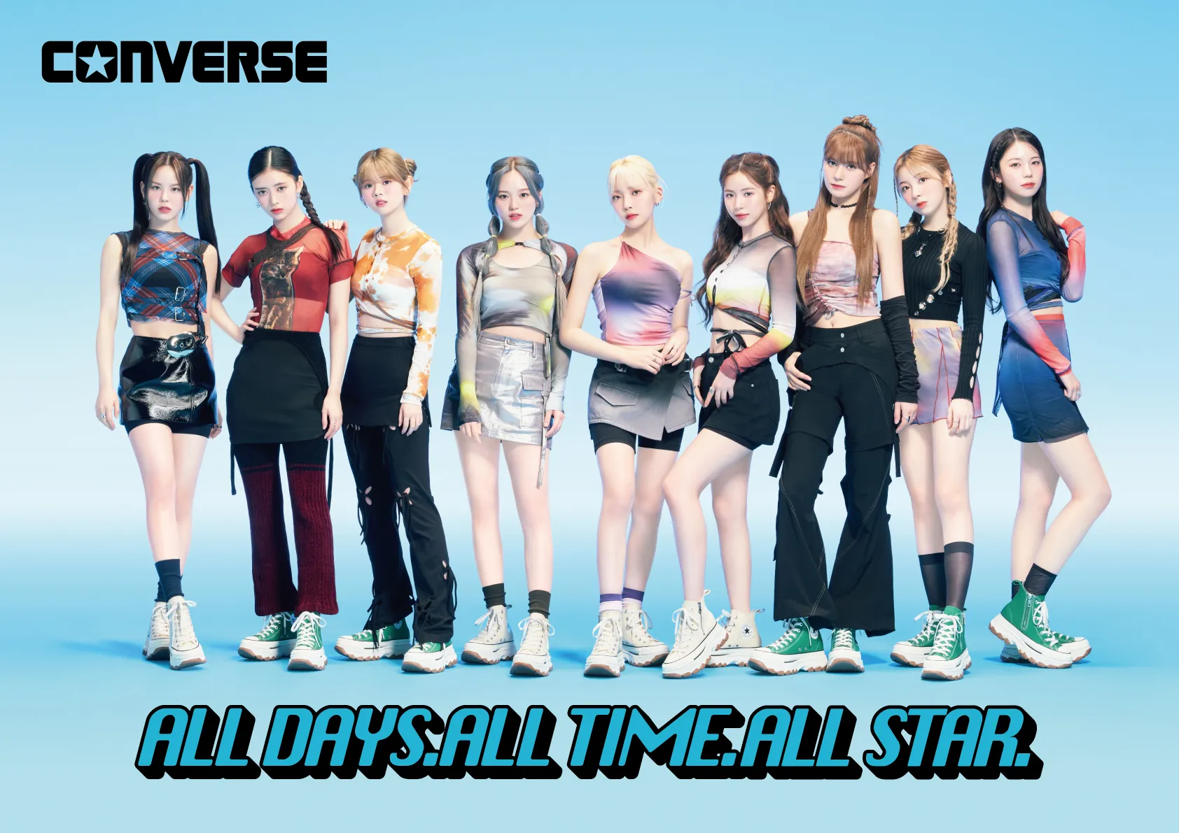 NiziUがコンバースのブランドアンバサダーに!ノベルティも必見