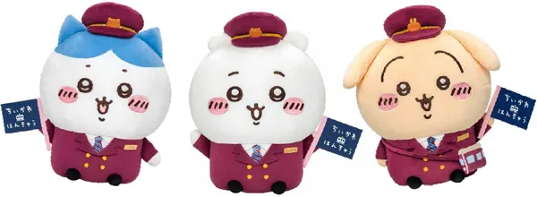 ちいかわと阪急電鉄のコラボBIGぬいぐるみ受注販売決定!